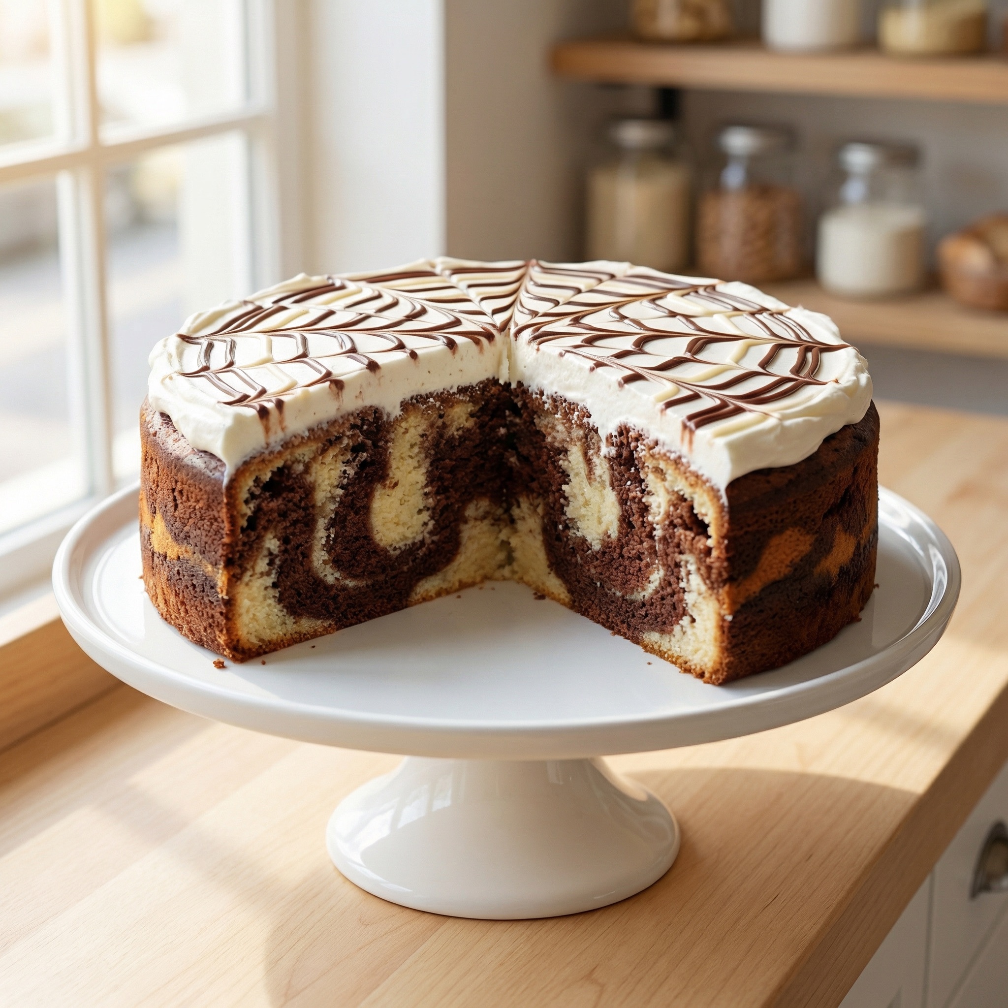 Marble Swirl Tres Leches