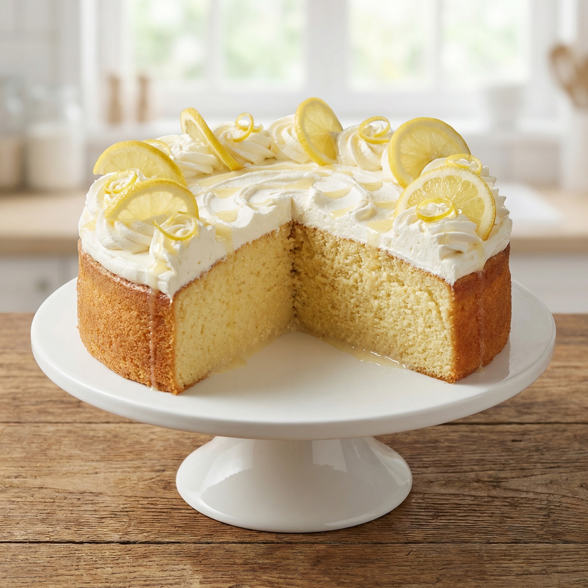 Zesty Lemon Tres Leches